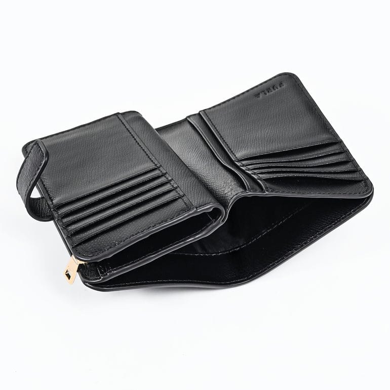 フルラ FURLA 二つ折り財布 小銭入れ付き CAMELIA カメリア Mサイズ コンパクト ウォレット ネロ ブラック WP00314 ARE000 O6000【純正紙袋・リボン付き】<br>【スペシャルラッピング660円(別売り)】