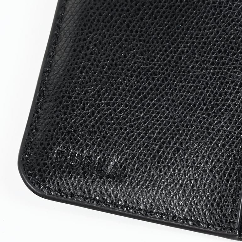 フルラ FURLA 二つ折り財布 小銭入れ付き CAMELIA カメリア Mサイズ コンパクト ウォレット ネロ ブラック WP00314 ARE000 O6000【純正紙袋・リボン付き】<br>【スペシャルラッピング660円(別売り)】