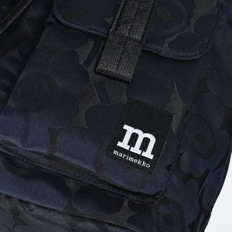 マリメッコ marimekko リュック バッグ バックパック エブリシング Unikko L ウニッコ レディース ダークネイビー 95299 095299 550 北欧雑貨 北欧デザイン