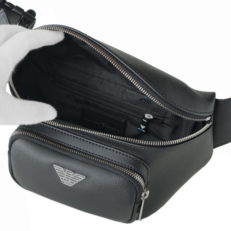 EMPORIO ARMANI ボディバッグ ブラック メンズ Y4O238 81072