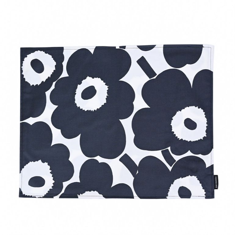 マリメッコ marimekko プレイスマット ランチョンマット PIENI UNIKKO ピエニ ウニッコ ブラック×ホワイト 071694 190 北欧雑貨 北欧デザイン ネコポス限定 送料無料