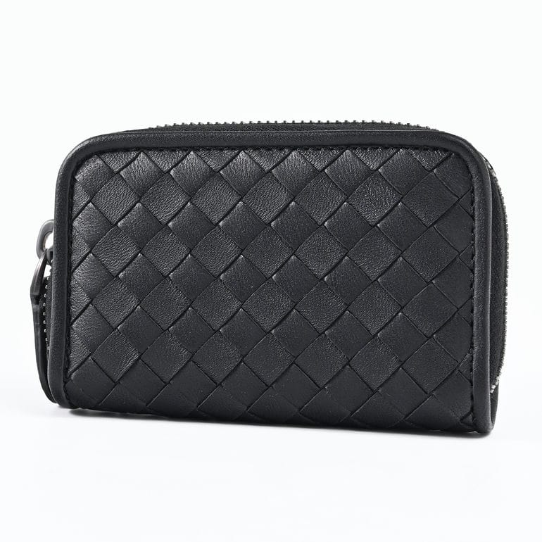 ボッテガヴェネタ BOTTEGA VENETA カードケース 名刺入れ イントレチャート メンズ レディース ブラック 114075 V3UN1 1275 Made in ITALY レザー【スペシャルラッピング660円(別売り)】