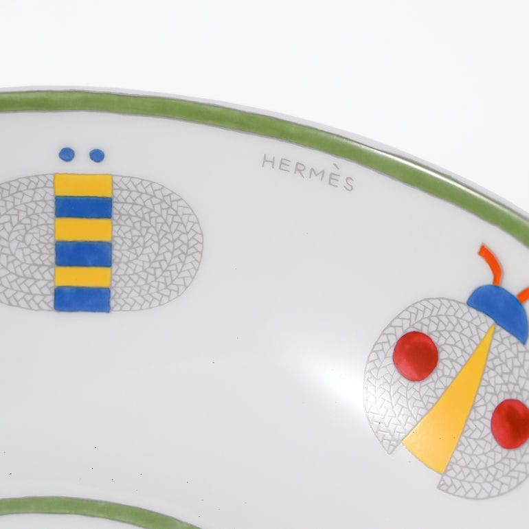 【名入れ可有料】エルメス HERMES シリアルプレート 16.5cm アニモー ナッテ Animaux nattes 58013P 058013P 洋食器 中皿 高級<br>【スペシャルラッピング660円(別売り)】