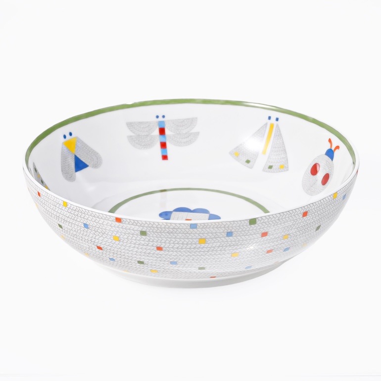 【名入れ可有料】エルメス HERMES シリアルプレート 16.5cm アニモー ナッテ Animaux nattes 58013P 058013P 洋食器 中皿 高級<br>【スペシャルラッピング660円(別売り)】