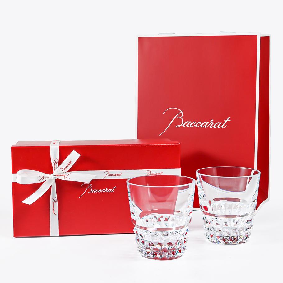 【名入れ可有料】バカラ Baccarat ギフトセット グラス ペア ルクソール LOUXOR タンブラー オールドファッション ロックグラス 9.5cm 2808649 【熨斗対応】 洋食器 <br>【スペシャルラッピング660円(別売り)】