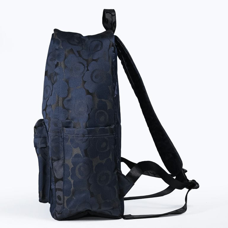マリメッコ marimekko リュック バッグ バックパック ジップトップ Unikko ウニッコ レディース ダークネイビー 95299 095299 550 北欧雑貨 北欧デザイン
