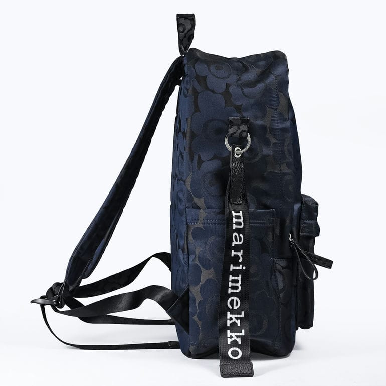 マリメッコ marimekko リュック バッグ バックパック ジップトップ Unikko ウニッコ レディース ダークネイビー 95299 095299 550 北欧雑貨 北欧デザイン