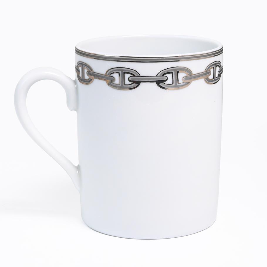 HERMES - エルメス食器 シェーヌダンクルプラチナ 28cm エルメス 食器 HERMES シェーヌダンクルプラチナ 004116P2