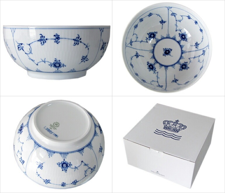 2個セット ロイヤルコペンハーゲン ブルーフルーテッド プレイン 18cm ボウル 1101456 1017190 北欧食器 洋食器 ROYAL COPENHAGEN【スペシャルラッピング660円(別売り)】