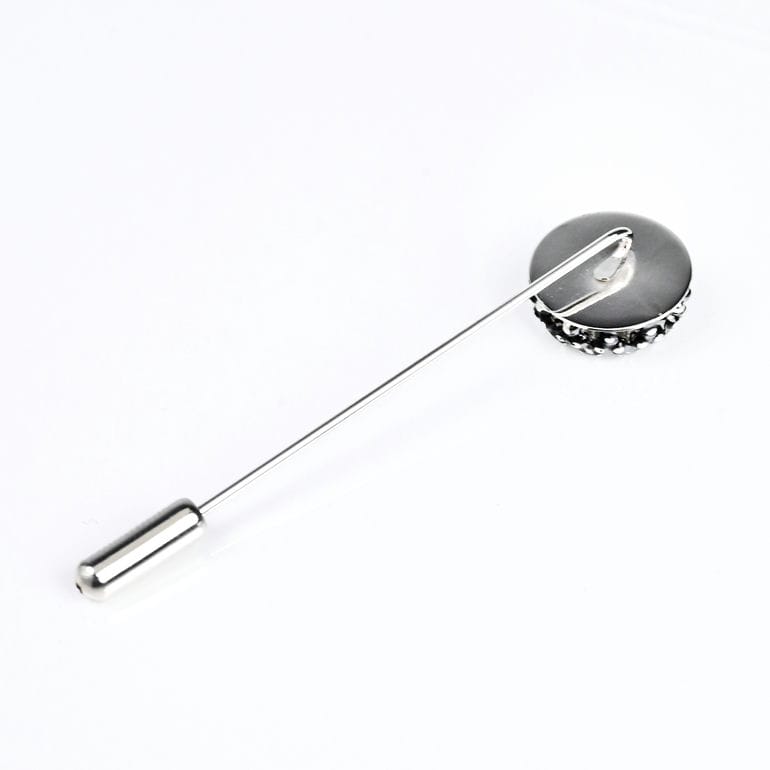 モンアート MONART ラペルピン メンズ スティック型 シルバー SL/K105 Made in Italy 名入れ可有料 正規代理店