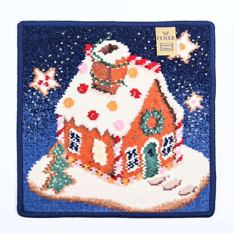 フェイラー FEILER ハンカチ ハンドタオル 25cm レディース ウィンター WINTER 2022年 マリン(ネイビー系) 母の日 刺しゅう名入れ可有料 名入れギフト ネコポス限定 送料無料<br>【スペシャルラッピング660円(別売り)】