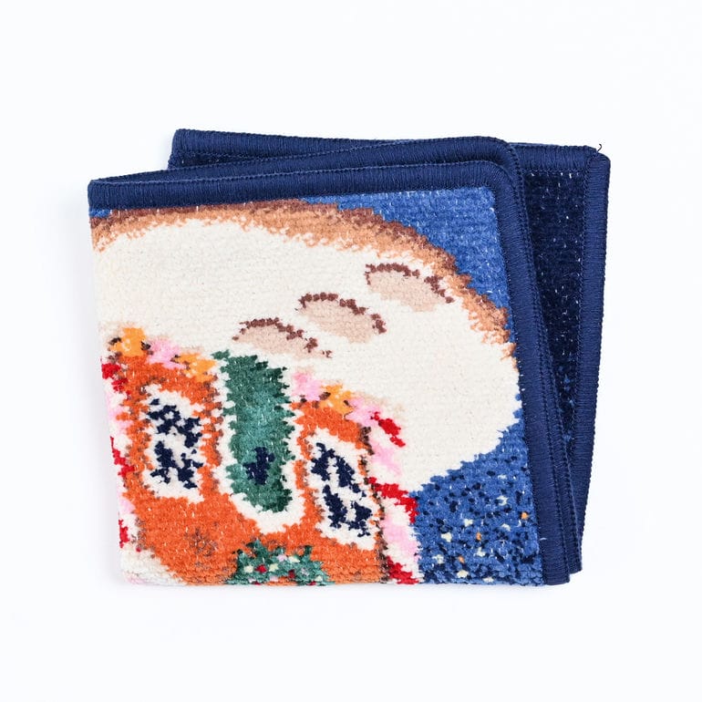 フェイラー FEILER ハンカチ ハンドタオル 25cm レディース ウィンター WINTER 2022年 マリン(ネイビー系) 母の日 刺しゅう名入れ可有料 名入れギフト ネコポス限定 送料無料<br>【スペシャルラッピング660円(別売り)】