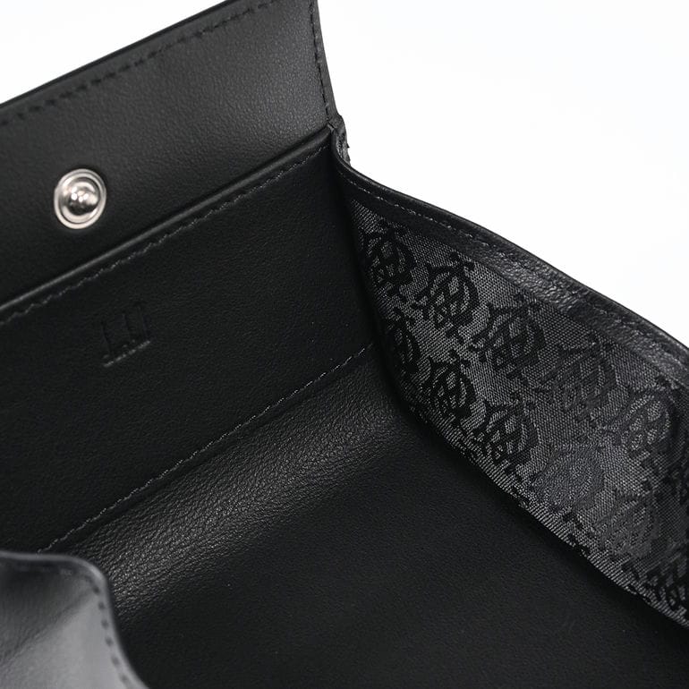 【名入れ可有料】ダンヒル dunhill コインケース 小銭入れ アボリティーズ メタルプレート メンズ ブラック DU19F2980AV001 英国<br>【スペシャルラッピング660円(別売り)】