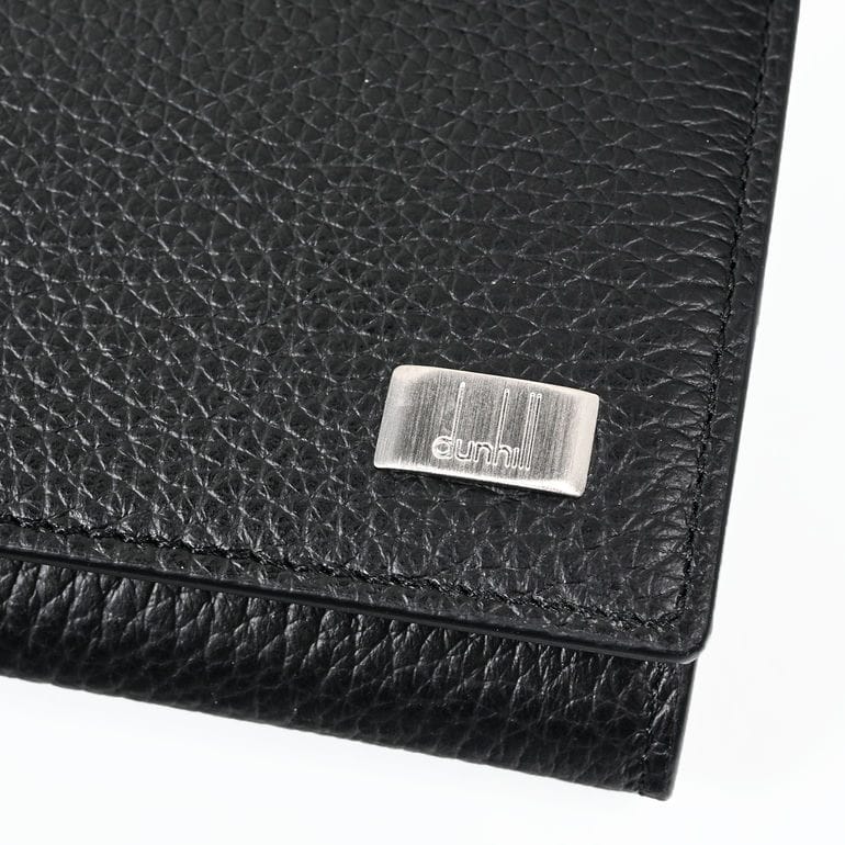 【名入れ可有料】ダンヒル dunhill コインケース 小銭入れ アボリティーズ メタルプレート メンズ ブラック DU19F2980AV001 英国<br>【スペシャルラッピング660円(別売り)】