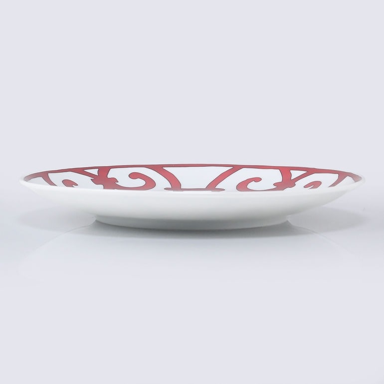 エルメス HERMES ブレッド＆バタープレート 17cm ペア ガダルキヴィール レッド No5 011412P2 小皿 洋食器 名入れ可有料  【スペシャルラッピング660円(別売り)】