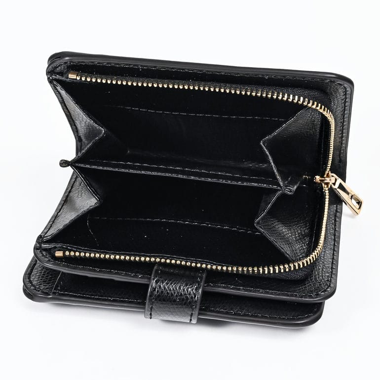 フルラ FURLA 二つ折り財布 小銭入れ付き CAMELIA カメリア Sサイズ コンパクト ウォレット ネロ ブラック WP00315 ARE000 O6000【純正紙袋・リボン付き】<br>【スペシャルラッピング660円(別売り)】