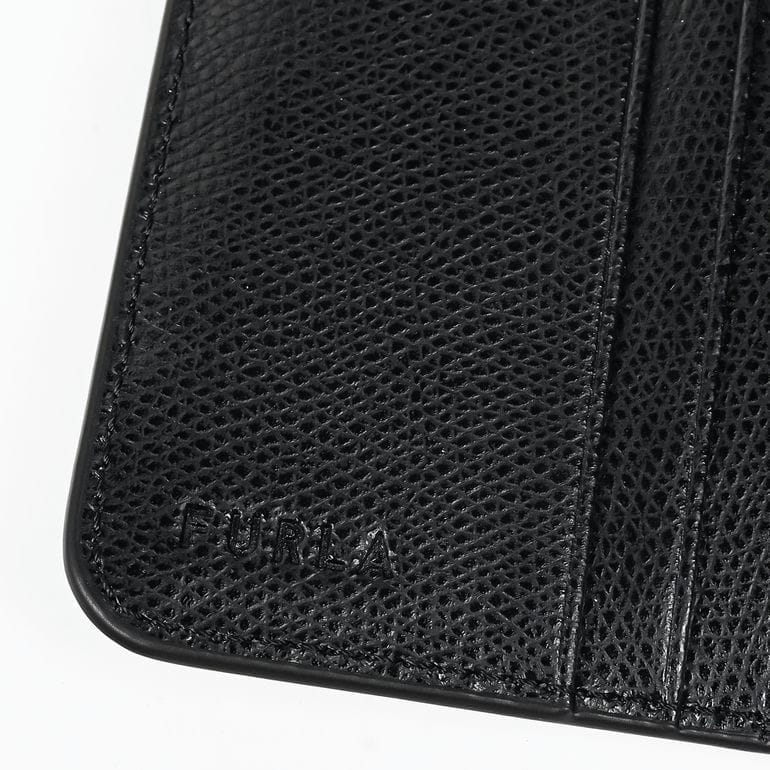 フルラ FURLA 二つ折り財布 小銭入れ付き CAMELIA カメリア Sサイズ コンパクト ウォレット ネロ ブラック WP00315 ARE000 O6000【純正紙袋・リボン付き】<br>【スペシャルラッピング660円(別売り)】