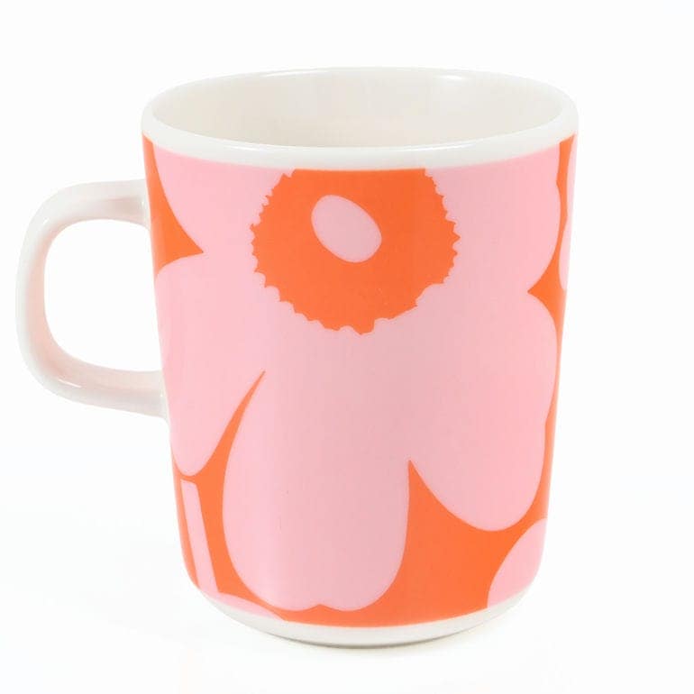 マリメッコ marimekko マグカップ コップ 250ml ウニッコ ピンク オレンジ 75854 075854 132 洋食器 北欧食器 北欧デザイン<br>【スペシャルラッピング660円(別売り)】