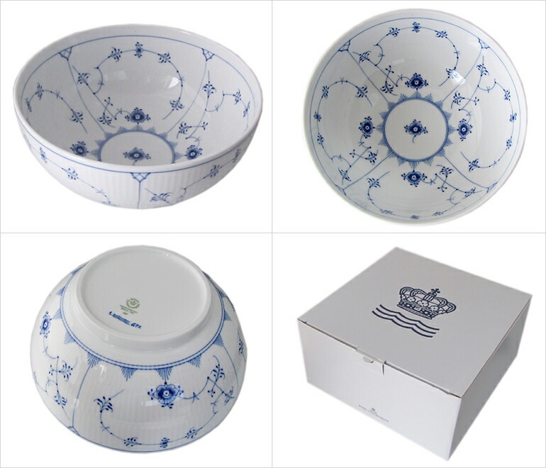 2個セット ロイヤルコペンハーゲン ブルーフルーテッド プレイン 21cm ボウル 1101457 1016766 北欧食器 洋食器 ROYAL COPENHAGEN【スペシャルラッピング660円(別売り)】