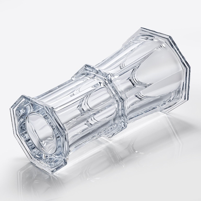 バカラ 名入れ対応 Baccarat ベース 花瓶 アルクール ストレート 32cm L 2802261 【熨斗対応】 インテリア オブジェ 置物 洋食器　<br>【スペシャルラッピング1100円(別売り)】