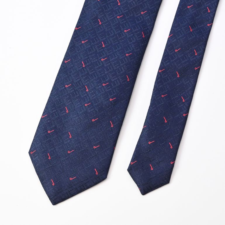 ダンヒル dunhill ネクタイ メンズ インクブルー 大剣幅8cm シルク100% スキャタード D 23RPTW1B7059 MADE IN ITALY 刺しゅう名入れ対応<br>【スペシャルラッピング660円(別売り)】