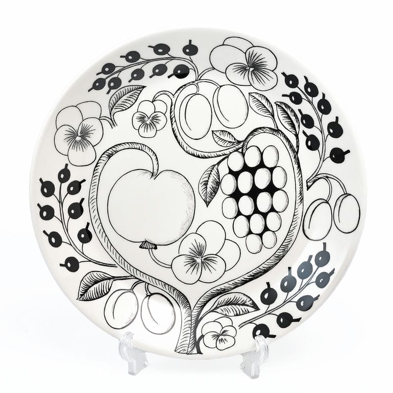 【名入れ可有料】アラビア ARABIA プレート 26cm パラティッシ Paratiisi ブラック 1005398 洋食器 北欧 雑貨 キッチン フィンランド 陶器【スペシャルラッピング660円(別売り)】