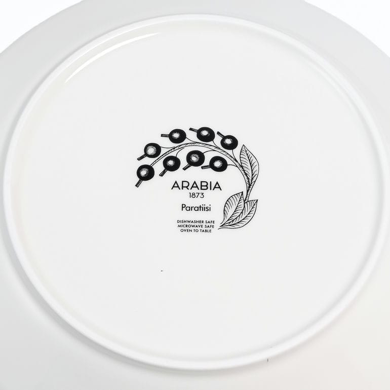 【名入れ可有料】アラビア ARABIA プレート 26cm パラティッシ Paratiisi ブラック 1005398 洋食器 北欧 雑貨 キッチン フィンランド 陶器【スペシャルラッピング660円(別売り)】