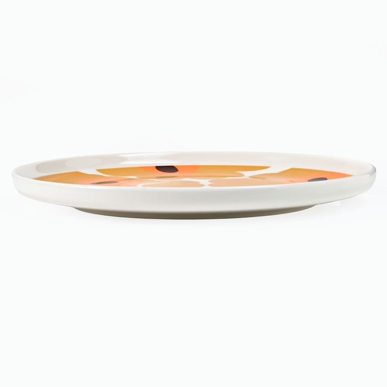 【名入れ可有料】マリメッコ marimekko プレート 20cm Unikko ウニッコ ブラウン 74564 074564 182 大皿 洋食器 テーブルウェア 北欧食器 北欧デザイン<br>【スペシャルラッピング660円(別売り)】