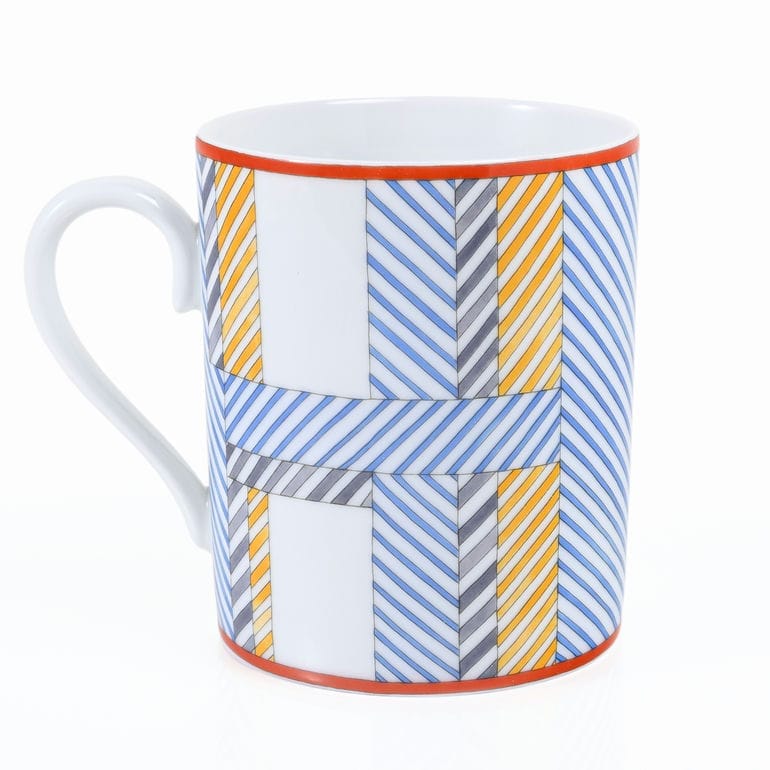 エルメス HERMES マグカップ 300ml HIDDEN ヒドゥン H NO2 ブルー マルチカラー 67131P P067131P 067131P 洋食器 高級<br> 【スペシャルラッピング660円(別売り)】