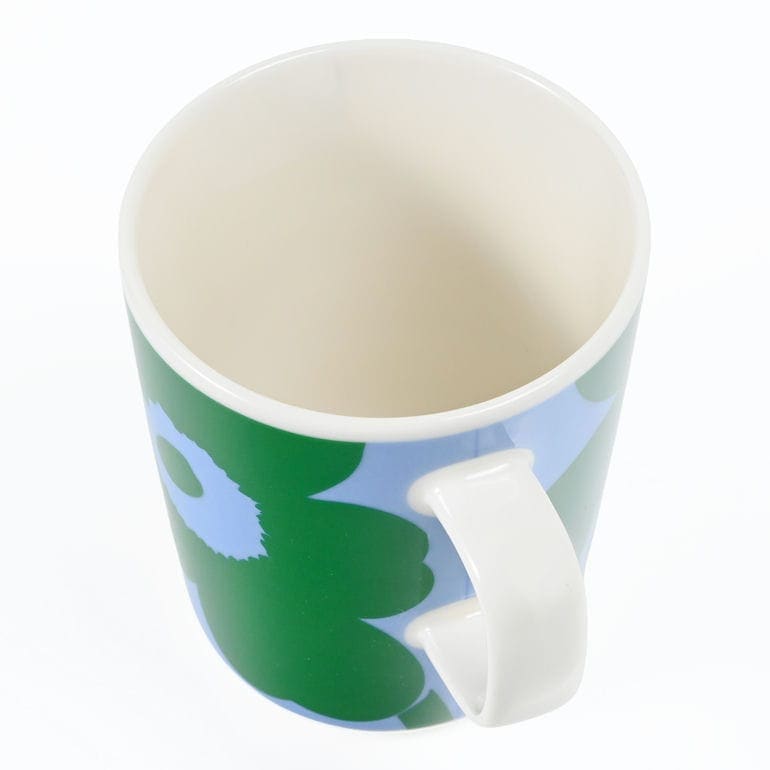 マリメッコ marimekko マグカップ コップ 250ml ウニッコ グリーン ライトブルー 75854 075854 165 洋食器 北欧食器 北欧デザイン<br>【スペシャルラッピング660円(別売り)】