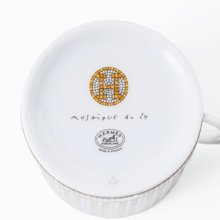 エルメス HERMES モザイク ヴァンキャトル 26017P2 コーヒーカップ