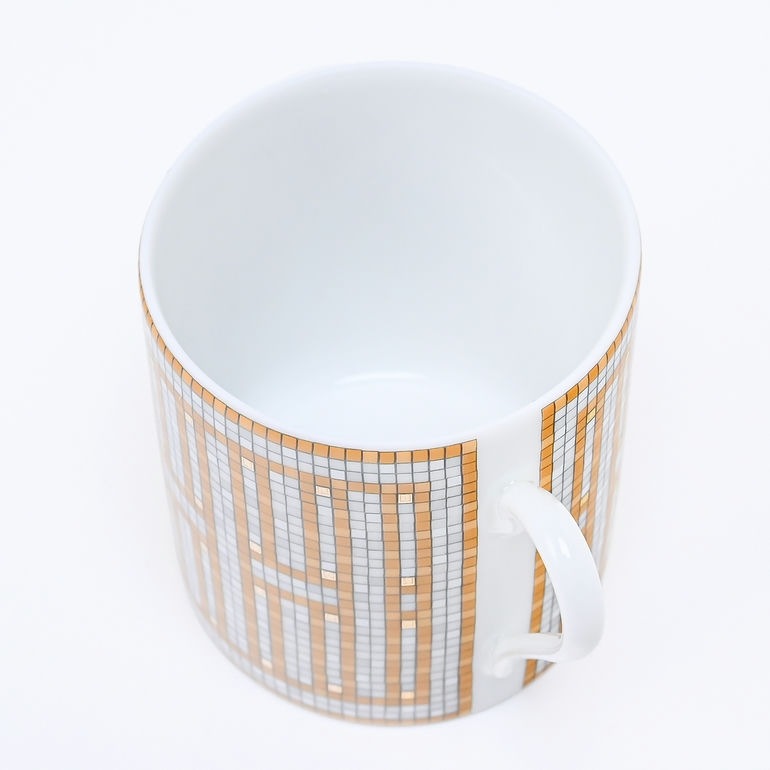 エルメス HERMES モザイク ヴァンキャトル 26017P2 コーヒーカップ