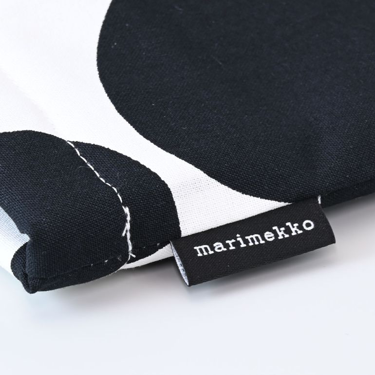 マリメッコ marimekko ミトン 鍋つかみ Pieni Unikko ピエニ ウニッコ ブラック×ホワイト 069807 190 刺しゅう可有料 北欧雑貨 北欧デザイン ネコポス限定 送料無料