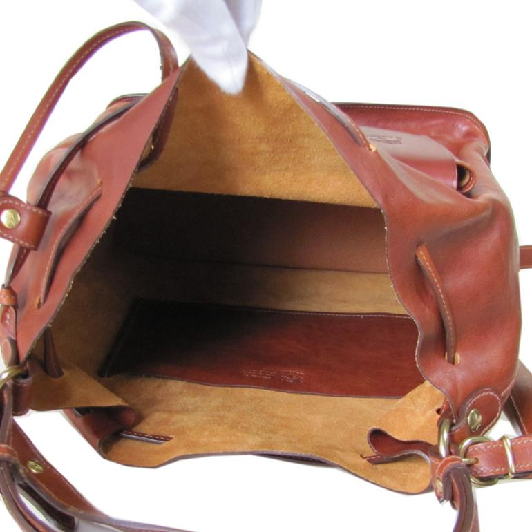 イルビゾンテ IL BISONTE バッグ 2WAY ショルダーバッグ ハンドバッグ セピア ダークブラウン A2577 IL 788 ヴィンテージカウハイドレザー