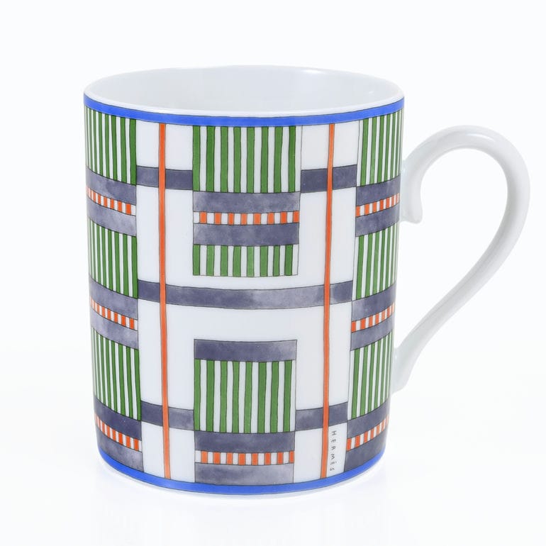 エルメス HERMES マグカップ 300ml HIDDEN ヒドゥン H NO3 グリーン