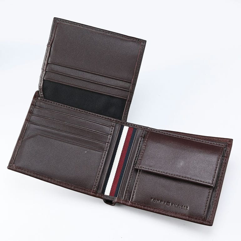 高品質ヨーロッパ輸入モデル トミーヒルフィガー 二つ折り財布 PREMIUM FLAP CC AND COIN 小銭入れ付 プレミアム メンズ コニャック AM12771 GB8 COGNAC