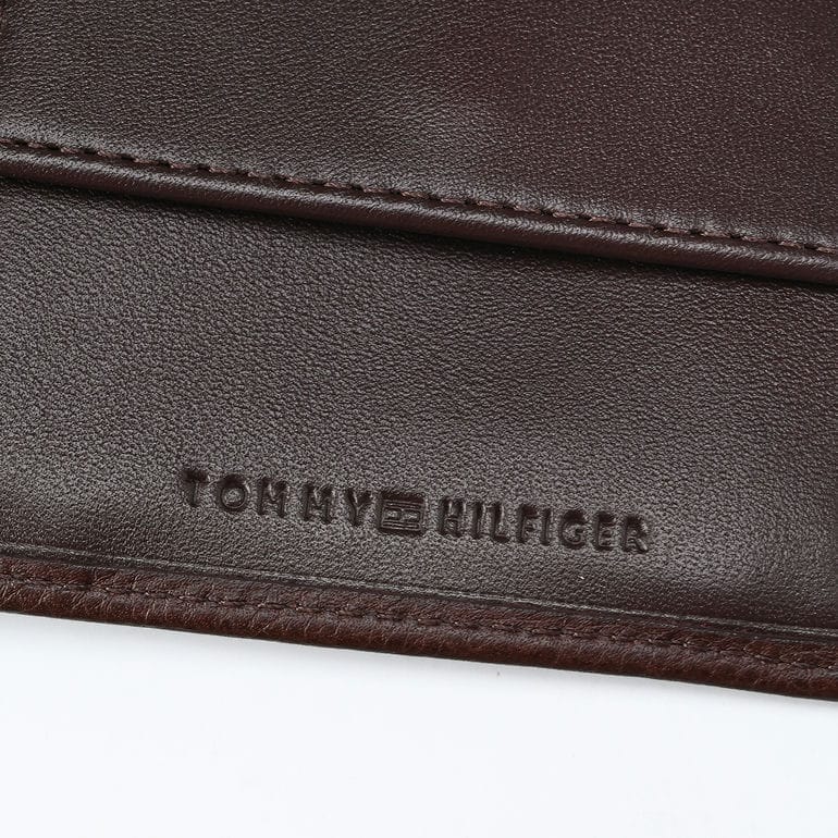 高品質ヨーロッパ輸入モデル トミーヒルフィガー 二つ折り財布 PREMIUM FLAP CC AND COIN 小銭入れ付 プレミアム メンズ コニャック AM12771 GB8 COGNAC
