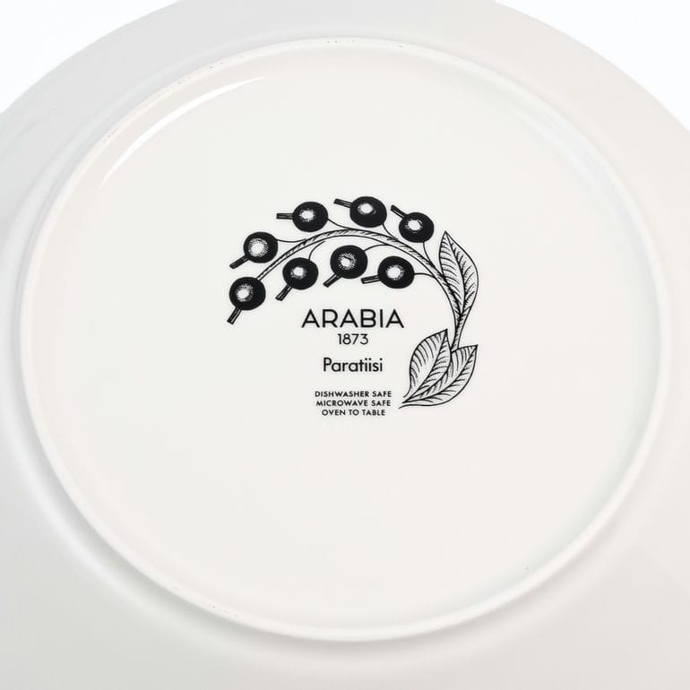 【名入れ可有料】アラビア ARABIA プレート 21cm パラティッシ Paratiisi ブラック 1005399 洋食器 北欧 雑貨 キッチン フィンランド 陶器【スペシャルラッピング660円(別売り)】