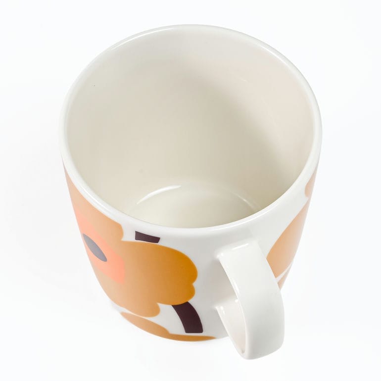 【名入れ可有料】マリメッコ marimekko マグカップ コップ 400ml Unikko ウニッコ ブラウン 74565 074565 182 洋食器 テーブルウェア 北欧食器 北欧デザイン<br>【スペシャルラッピング660円(別売り)】