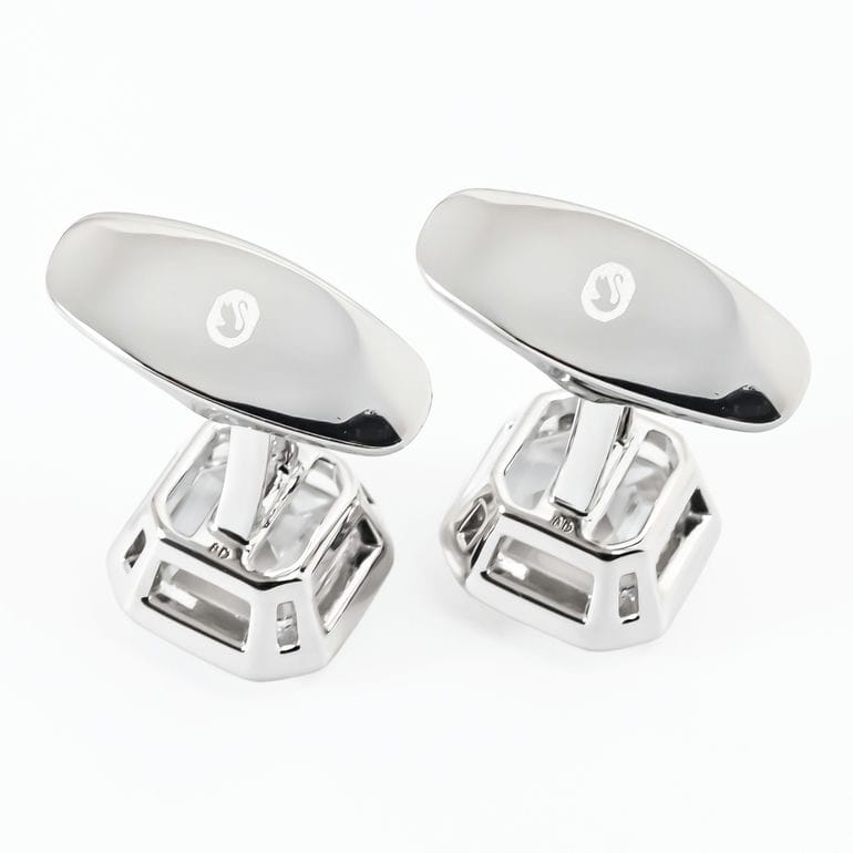 スワロフスキーSWAROVSKI　カフス　イタリアガラス MONART製 SWAROVSKI（スワロフスキー） カフス メンズ カフリンクス カフス