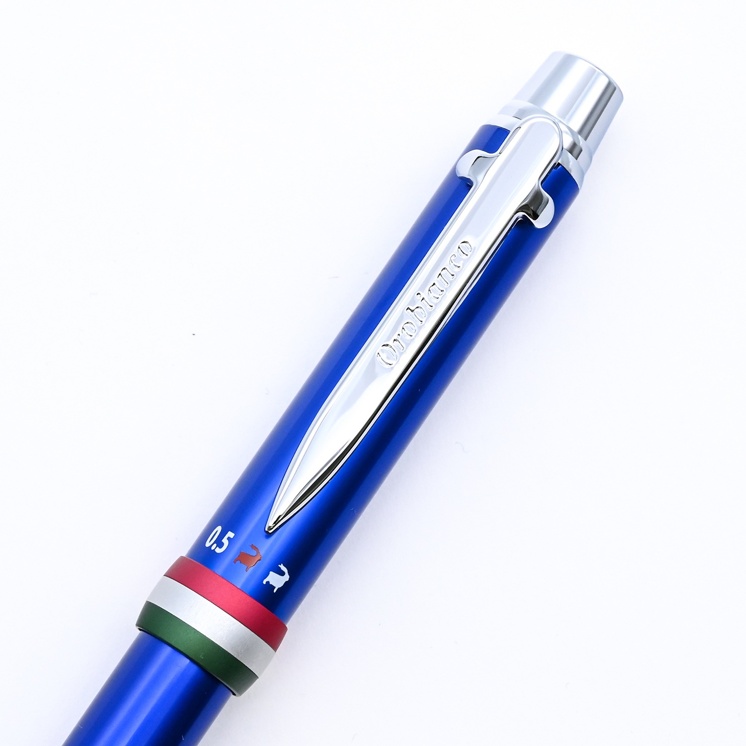 名入れ無料 オロビアンコ ボールペン ラ・スクリヴェリア 新モデル トリプロ 複合タイプ ブルー×シルバー CT 名入れギフト ボールペン 文房具【スペシャルラッピング660円(別売り)】