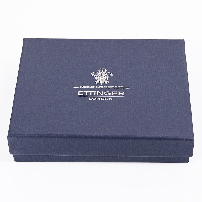 エッティンガー ETTINGER 二つ折り財布 メンズ ロイヤルコレクション バイカラー ST141JR RED ブラック×レッド 名入れ可有料 【スペシャルラッピング660円(別売り)】