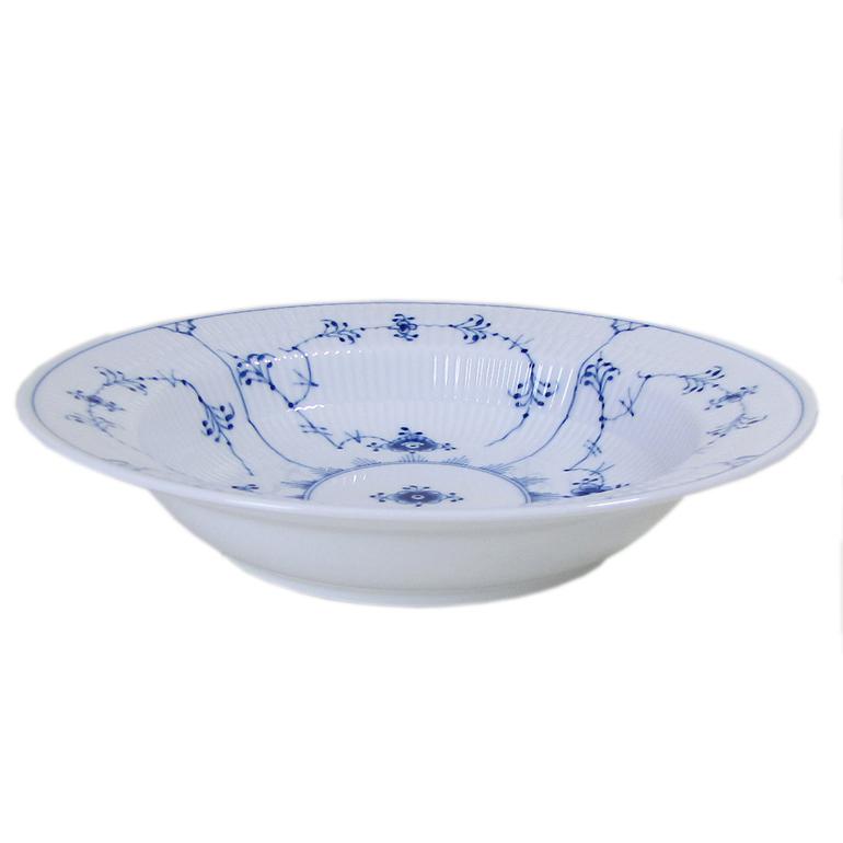 2個セット ロイヤルコペンハーゲン ブルーフルーテッド プレイン ディーププレート 21cm 1101604 1017195 北欧食器 洋食器 ROYAL COPENHAGEN【スペシャルラッピング660円(別売り)】