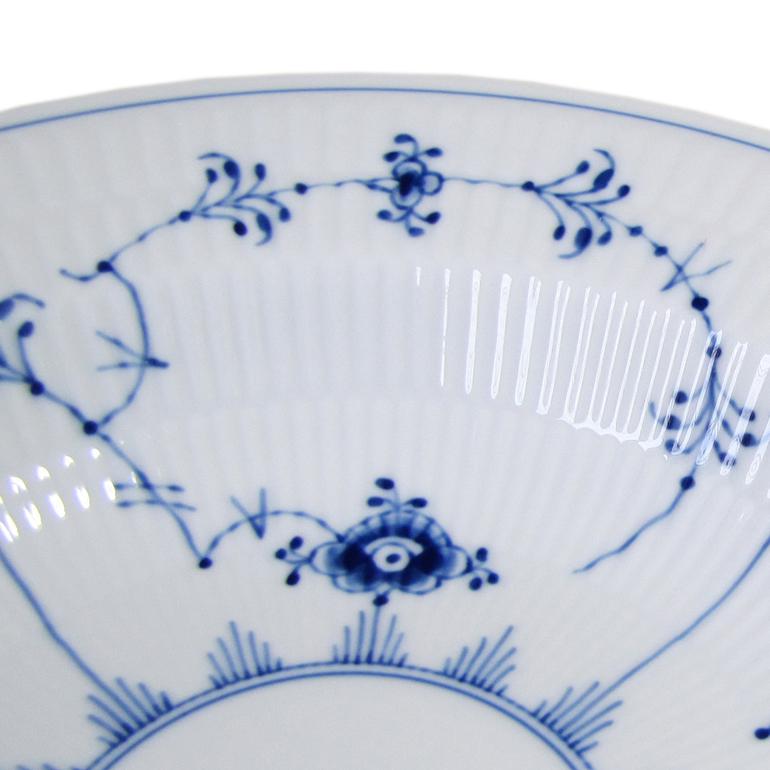 2個セット ロイヤルコペンハーゲン ブルーフルーテッド プレイン ディーププレート 21cm 1101604 1017195 北欧食器 洋食器 ROYAL COPENHAGEN【スペシャルラッピング660円(別売り)】