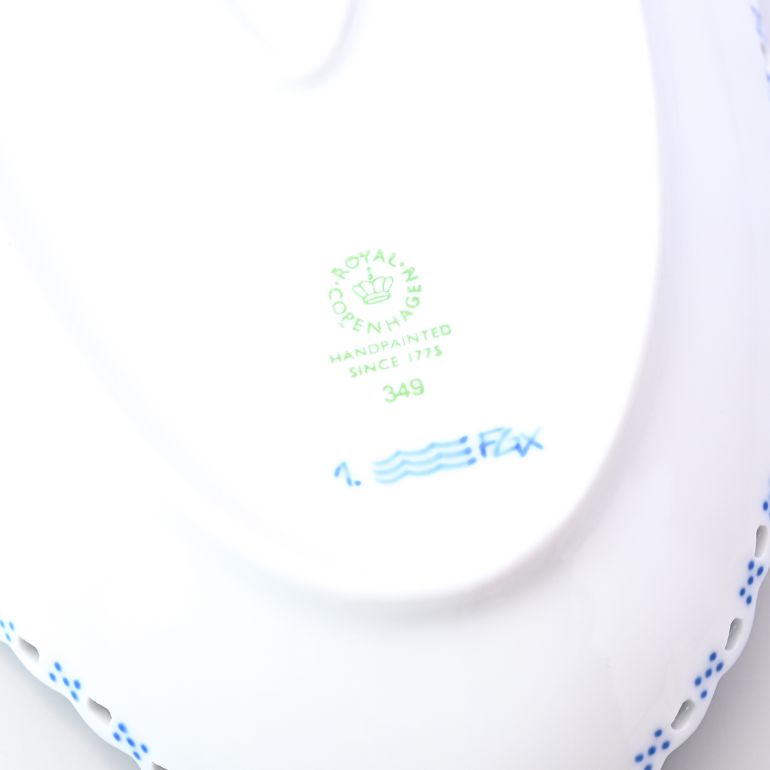 ロイヤルコペンハーゲン ブルーフルーテッド フルレース ピックル