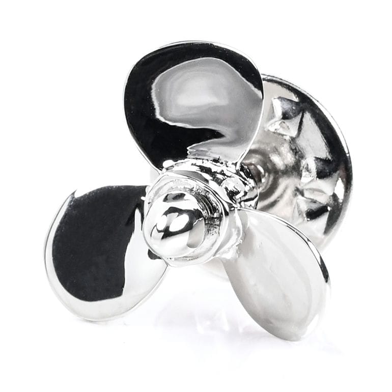 モンアート MONART カフス ラペルピン セット メンズ ピンズ型 プロペラ スクリュー シルバー RG/K60 SC/K60 Made in Italy 正規代理店