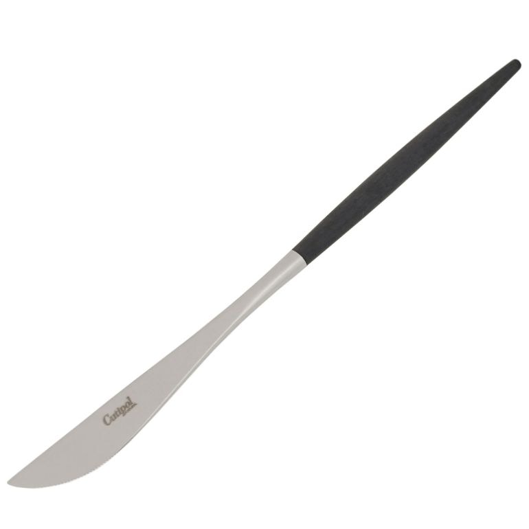 クチポール Cutipol GOA ゴア ブラック ディナーナイフ ディナーフォーク ディナースプーン 3本セット 3点セット 【名入れ可有料】 ハンドメイド カトラリー 洋食器