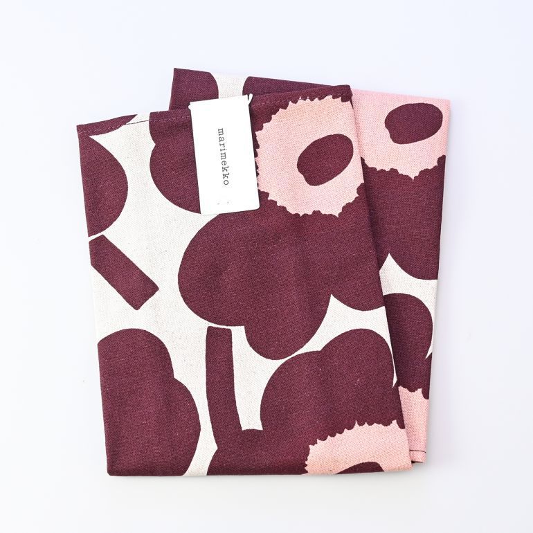【美品】マリメッコ Kalendi & Losange キッチンタオルセット 美品】マリメッコ Kalendi & Losange キッチンタオルセット