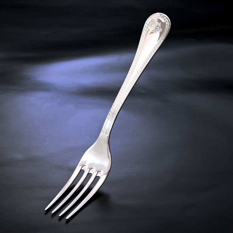 ヴェルサーチ×ローゼンタール グレカ テーブルフォーク カトラリー 日本未発売 69178-130955-75008 名入れ可有料 洋食器