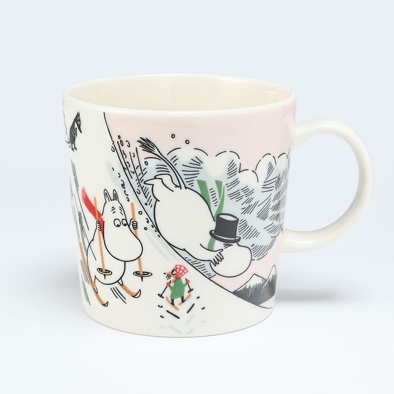アラビア ARABIA マグカップ 2023年 ウィンター 冬限定 300ml ムーミンコレクション MOOMIN スライディング 1068266 北欧食器 洋食器 北欧デザイン 母の日 キッチン フィンランド 陶器 名入れ可有料【スペシャルラッピング660円(別売り)】
